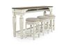 Realyn Barstool in White & Oatmeal, Swivel, Image 3