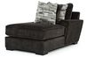 Oracle 1 Arm Chaise in Sterling, Right Facing, Image 1