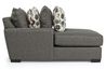 Oracle 1 Arm Chaise in Titanium, Left Facing, Image 3