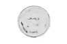 Carved Drum Accent Table in White, Image 3