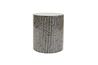 Capiz Drum Accent Table in Black, Image 1