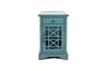 Skyy Chairside Table in Blue, Image 2