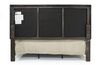 Cagney Upholstered Panel Bed w/ Storage in Gray, Eastern King, Image 4