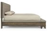 Cagney Upholstered Panel Bed w/ Storage in Gray, Queen, Image 2