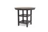 Gia Round Counter Height Dining Table & 4 Stools in Gray, Image 2