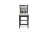 Gia Round Counter Height Dining Table & 4 Stools in Gray, Image 4