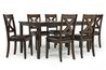Palm Springs Dining Table & 6 Chairs in Brown, Image 2