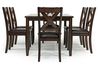 Palm Springs Dining Table & 6 Chairs in Brown, Image 4