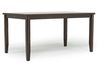 Palm Springs Dining Table & 6 Chairs in Brown, Image 9