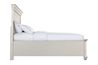 Slater Panel Bed w/ Storage in White, California King, Image 2