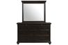 Slater Mirror in Black, Image 2