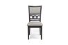 Gia Round Dining Table & 4 Chairs in Gray, Image 4