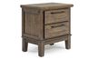Cagney Upholstered Panel Bed w/ Storage, Dresser, Mirror & Nightstand in Gray, Queen, Image 6