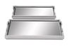 Silver Mirrored Trays, Set of 2, Image 1