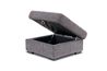 Claire Storage Cocktail Ottoman in Gray, Image 3