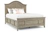 Bay Creek Arch Panel Bed in Light Gray, California King, Image 1