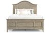 Bay Creek Arch Panel Bed in Light Gray, California King, Image 3