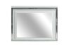 Valentino Panel Bed, Dresser, Mirror & Nightstand in White, Twin
