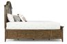 Bay Creek Arch Panel Bed w/ Storage in Nutmeg, Queen, Image 2