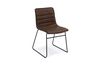 Ella Side Chair in Mocha Leather, Image 1