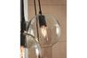 Sybil Pendant Light in Clear/Black, Image 3