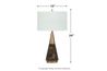 Lyrah Table Lamp in Black/Gold Finish, Image 4
