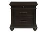 Slater USB Nightstand in Black, Image 1