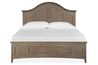 Bay Creek Arch Panel Bed w/ Storage in Light Gray, California King, Image 2