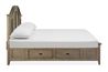 Bay Creek Arch Panel Bed w/ Storage in Light Gray, Queen, Image 2