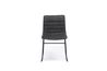 Ella Side Chair in Slate Leather, Image 2