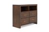 Kensington Media Chest in Brown, Image 1