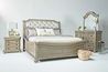 Bellamy Sleigh Bed in Gray, Queen, Image 3