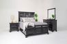 Calloway Panel Bed, Dresser, Mirror & Nightstand in Espresso, Queen, Image 1