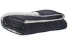 Romeo Throw Blanket in Black, Image 1