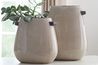 Diah Glazed Ceramic Vases in White, Set of 2, Image 2