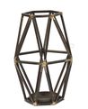 Devo Small Metal Glass Candleholder, Image 1