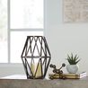 Devo Small Metal Glass Candleholder, Image 2