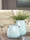 Diah Vases in Blue, Set of 2, Image 2