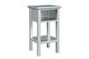 Marnville USB Accent Table in Silver, Image 1