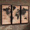Pollyanna World Map, Set of 3, Image 2
