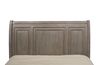 Alegra Sleigh Bed w/ Storage in Gray, Eastern King, Image 3