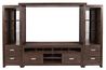 Altamonte 4 Piece Entertainment Center in Walnut, Image 4