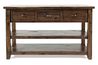 Artisans Sofa Table in Oak, Image 1