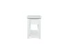 Artisans Chairside Table in White, Image 5