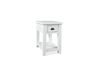 Artisans Chairside Table in White, Image 1