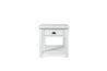 Artisans End Table in White, Image 2