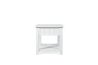 Artisans End Table in White, Image 3