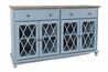 Aurora 4 Door Accent Chest in Blue, Image 1