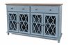 Aurora 4 Door Accent Chest in Blue, Image 2