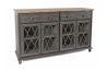 Aurora 4 Door Accent Chest in Gray, Image 1